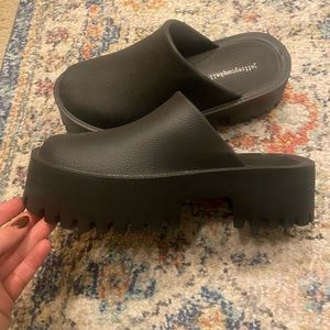 Jeffrey Campbell Bae Platform Mules
